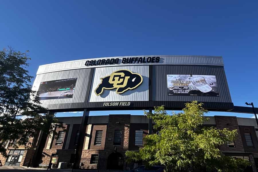 Behind the Scenes of the Folsom Field Videoboard: Precision Steel Bending for University of Colorado